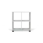 LIBRERIA IN LEGNO MELAMINICO ROVERE SBIANCATO 60X24X68