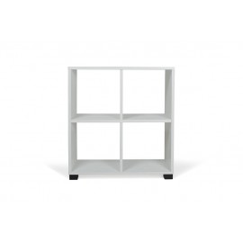 LIBRERIA IN LEGNO MELAMINICO ROVERE SBIANCATO 60X24X68