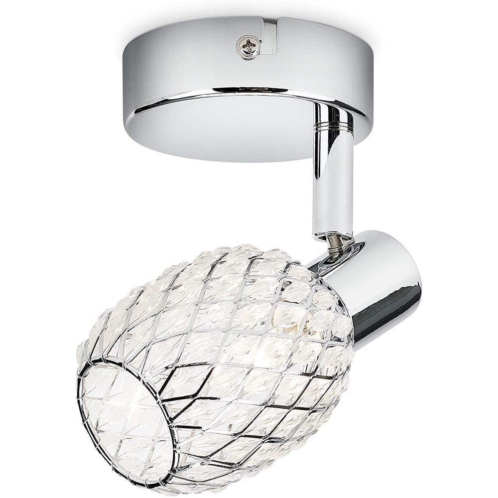 DELTOID - FARETTO SINGOLO CROMO SENZA LAMPADINA
