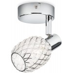 DELTOID - FARETTO SINGOLO CROMO SENZA LAMPADINA