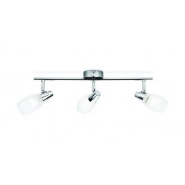 HEMLOCK - FARETTI BARRA 3 LUCI CROMO SENZA LAMPADINA