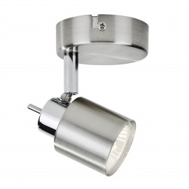 MERANTI - FARETTO SINGOLO NICKEL SENZA LAMPADINA