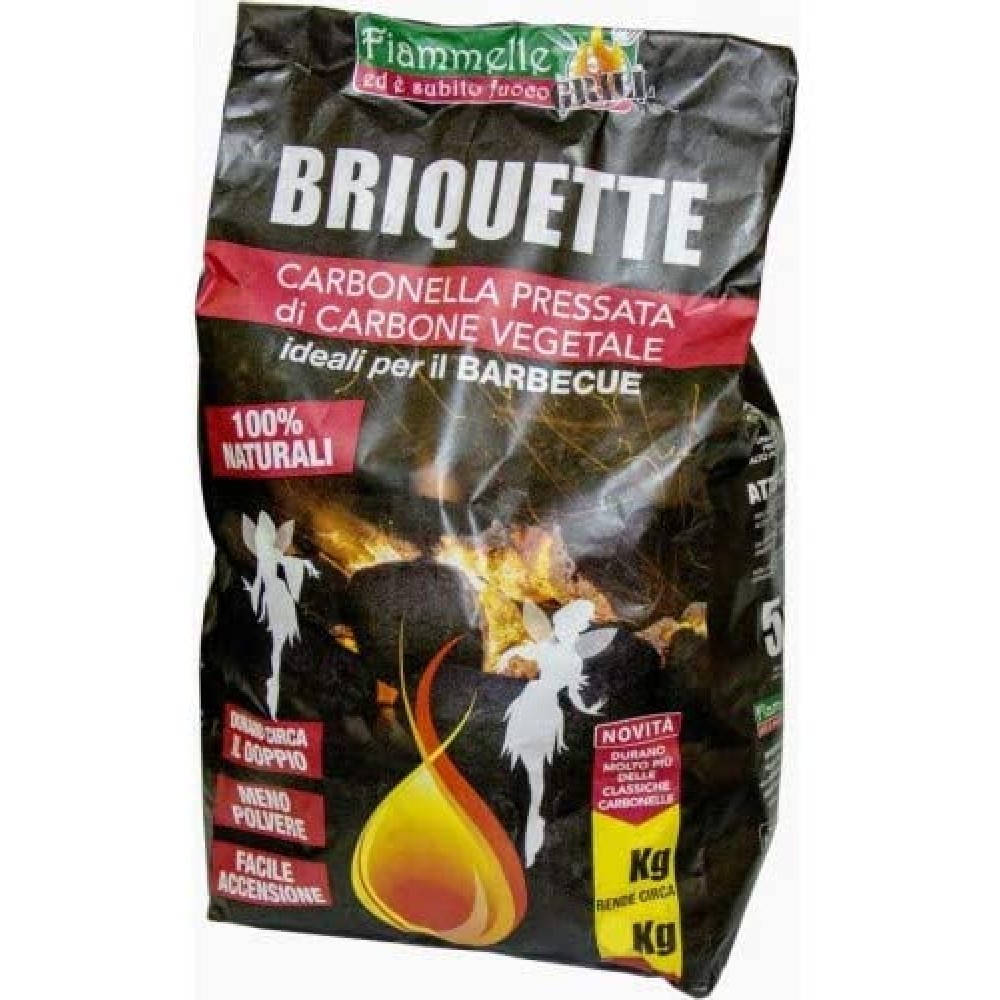 CARBONELLA PRESSATA DI CARBONE VEGETALE 2.5KG