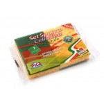 SET SPUGNE CELLULOSA ABR. FORTI