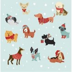 P-20 TOV.LI 3V 33X33 MERRY DOGS
