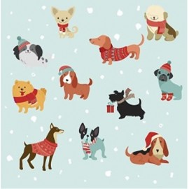 P-20 TOV.LI 3V 33X33 MERRY DOGS
