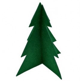 ALBERO DI NATALE PICCOLO IN FELTRO