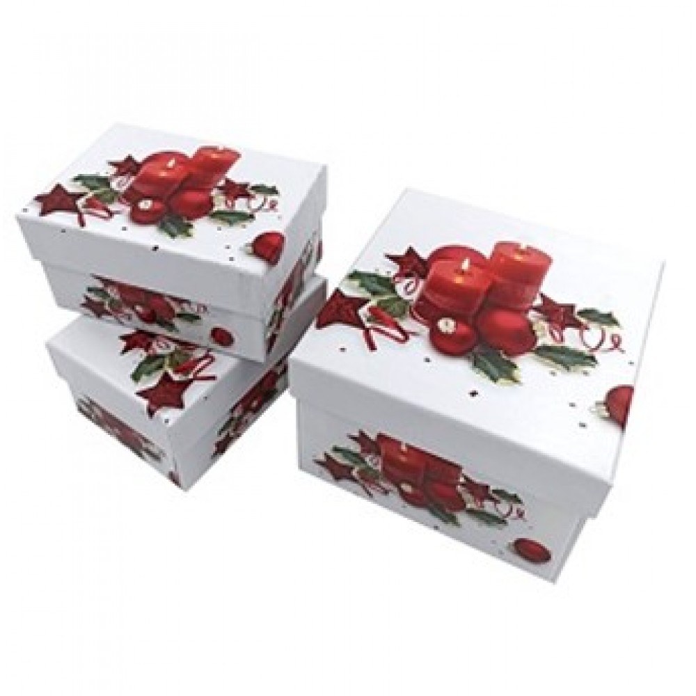 SET SCATOLE CARTA NATALIZIE