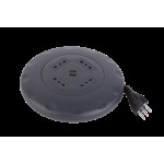 AVV. PIATTO 3X1 5M  4P 10/16A +2 USB
