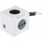 MULTIP. CUBO 1 SCHUKO + 3 BIV. + 2 USB 2.1A BIANCO