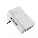 ADATTATORE TRIPLO PIATTO 10A BIANCO