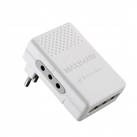 ADATTATORE TRIPLO PIATTO 10A BIANCO
