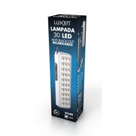 Lampada portatile Anti Blackout 30 LED ricaricabile