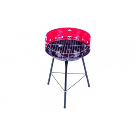 BBQ TONDO FAST GRILL GRIGLIA ACCIAIO CROMATO 48X26CM ALTEZZA PIANO COTTURA 68.5-80CM