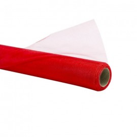 ROTOLO ORGANZA 48CMX1,5M ROSSO