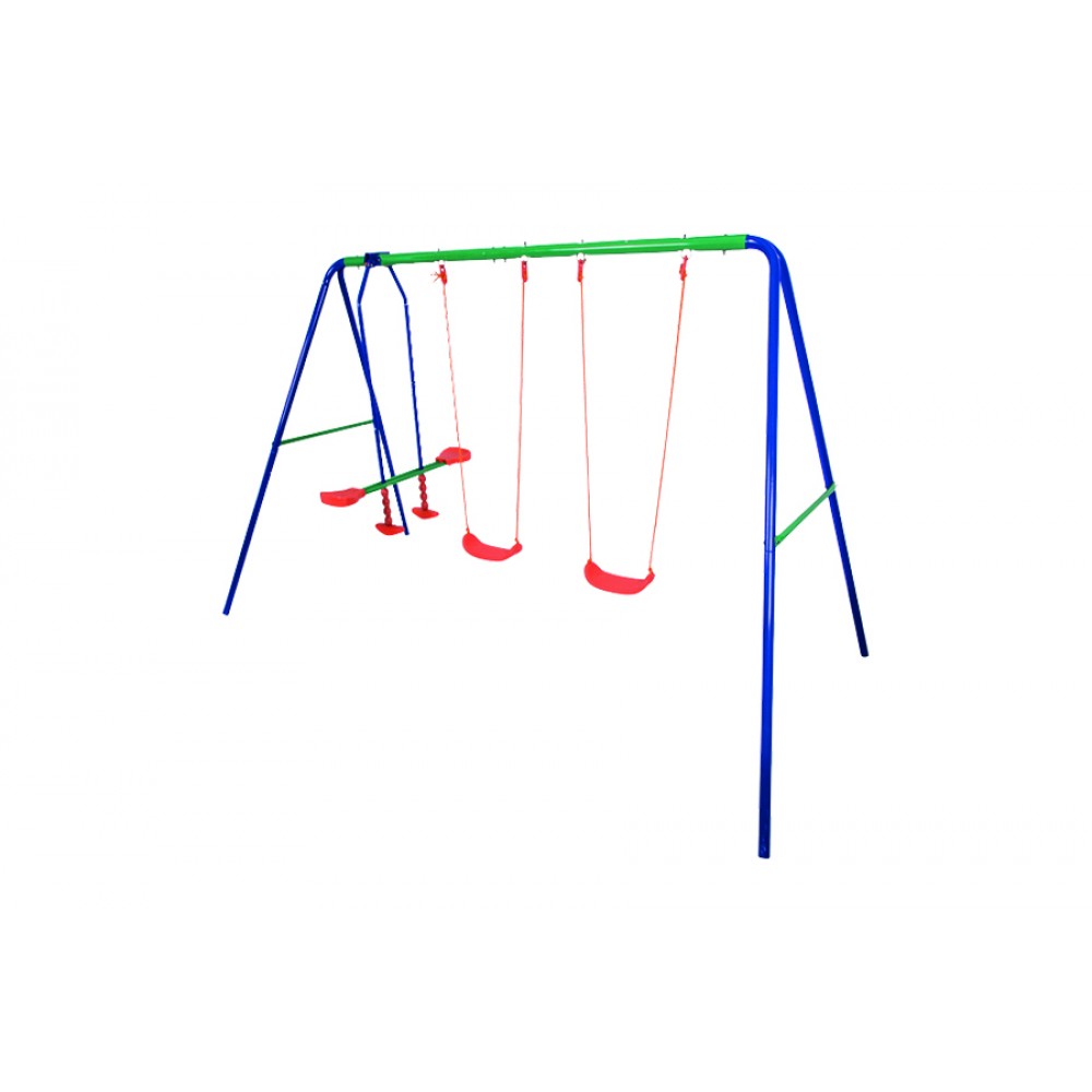 GIOCO BIMBO 2 ALTALENE + GIOCO DOND.COVERI MIS.      320X160CM      H170CM      TUBOLARI DIA.50/38/25/19CM