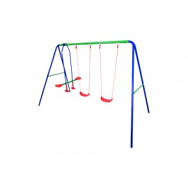 GIOCO BIMBO 2 ALTALENE + GIOCO DOND.COVERI MIS.      320X160CM      H170CM      TUBOLARI DIA.50/38/25/19CM