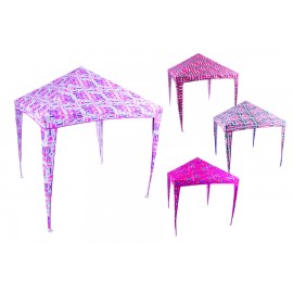 GAZEBO BIMBO 1.5X1.5X1.7MT 4COL.COVERI TUB.DIA.18/15/13MM - POLIESTERE 190T