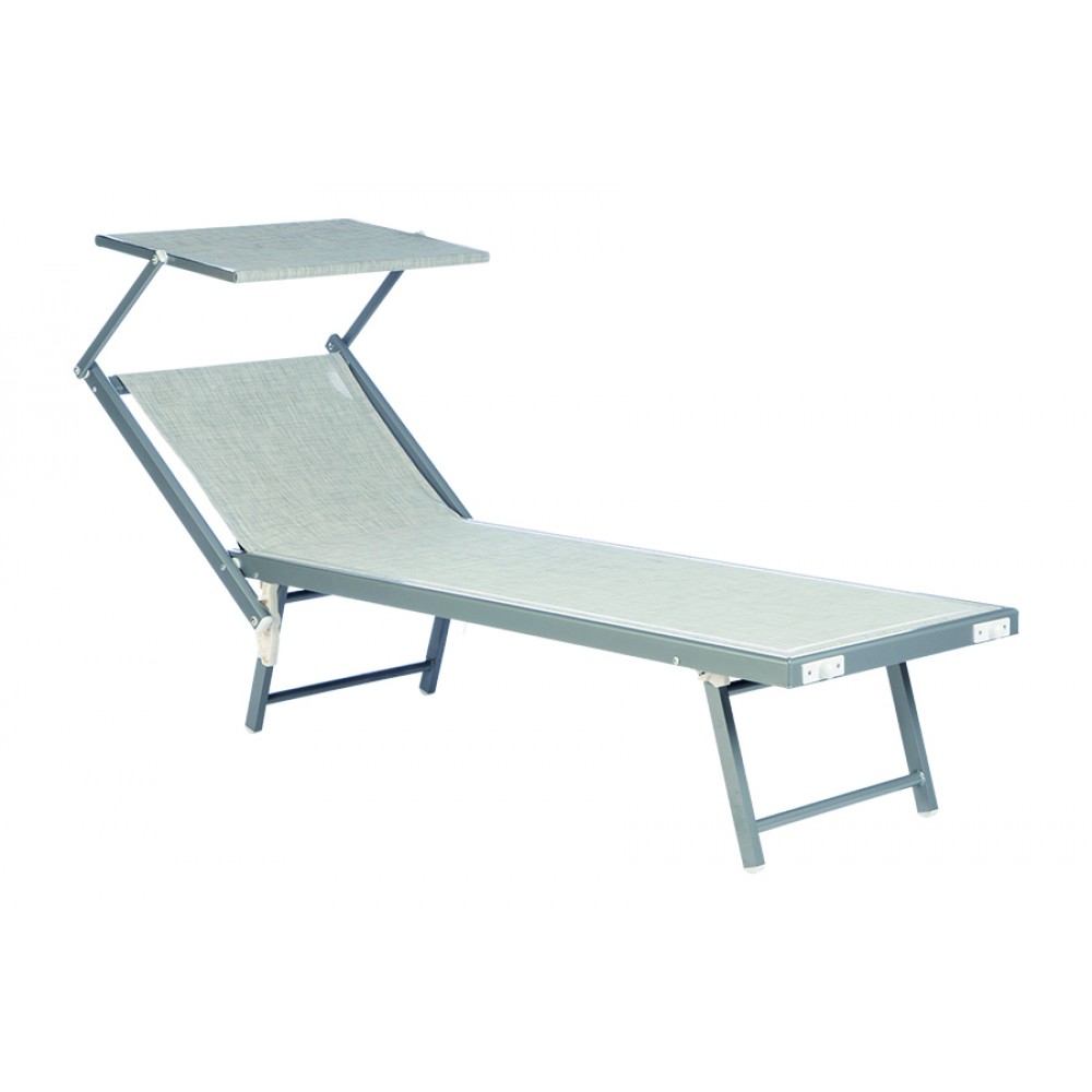 L.MARE ALL/TXT 2*1 GRIGIO 189X58X36 T43 ALLUMINIO  43X42X1.1MM  TEXTILENE  2X1 MISURA 183X58X36CM
