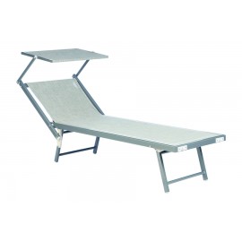 L.MARE ALL/TXT 2*1 GRIGIO 189X58X36 T43 ALLUMINIO  43X42X1.1MM  TEXTILENE  2X1 MISURA 183X58X36CM