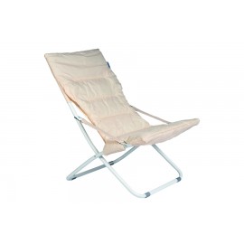 SDRAIO CANAPONE SOLID OXFORD BEIGE STRUTTURA ACCIAIO D25X1MM-TESSUTO 600D OXFORD PORTATA MAX 120KG - MISURA 60X90X90