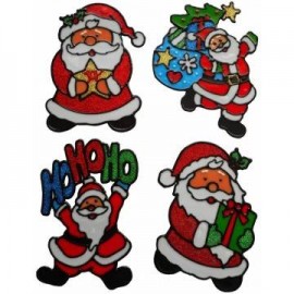 DECORAZIONE STICKER NATALIZIA 18X15 6ASS