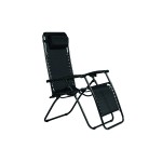 ZERO GRAVITY TXT 2*1 T.22MM+TAVOLINO NERA MISURA APERTA: 165X65X112CM MIS. CHIUSA: 96X65X14CM