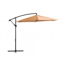 OMBRELLONE PALO LATERALE 3MT ACCIAIO ECRU' METALLO - TUBO: 48/42MM BRACCI 12X18MM POLIESTERE 180GR/M2