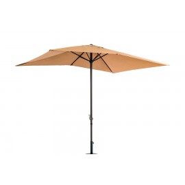 OMBRELLONE PALO CENTRALE 3X2 ACCIAIO ECRU' METALLO - TUBO 38MM - 6 BRACCI 10X18MM POLIESTERE 180GR/M2