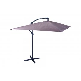 OMBRELLONE PALO LATERALE 2X3MT ACCIAIO TORTOR METALLO - TUBO: 48/42MM BRACCI 12X18MM POLIESTERE 180GR/M2 STRUTTURA GRIGIO