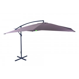 OMBRELLONE PALO LATERALE 3X3MT ACCIAIO TORTOR METALLO - TUBO: 48/42MM BRACCI 12X18MM POLIESTERE 180GR/M2