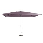 OMBRELLONE PALO CENTRALE 3X4 ACCIAIO TORTORA METALLO - TUBO 48MM - 8 BRACCI 13X22MM POLIESTERE 180GR/M2 STRUTTURA GRIGIA