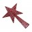 PUNTALE STELLA 25X36CM GLITT. M.19140 ROSSO