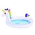 PISCINA GLITTER UNICORNO 2 ANELLI 99CM*50CM