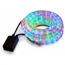 TUBO 240LED 10MT USO ESTERNO MULTI C/GIOCHI