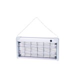 MOSCA KILLER ALLUMINIO 30W 220V 50X6.5X26CM CAVO 1MT PRESA A 2 POLI - 2 TUBI UV DA 15W