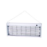 MOSCA KILLER ALLUMINIO 40W 220V 65X6.5X26CM CAVO 1MT PRESA A 2 POLI - 2 TUBI UV DA 20W