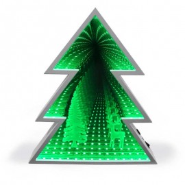 ALBERO EFFETTO 3D LIGHT BIANCO A BATTERIE