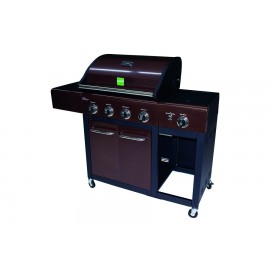 BBQ GRILL CHEF 5 FUOCHI GAS ACC.AUT.COVERI