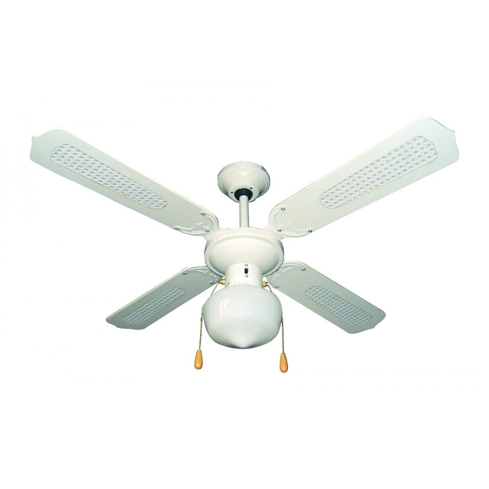VENTIL.A SOFF.+LAMPADARIO 50W DIA.105CM BIA LAMPADINA NON INCLUSA
