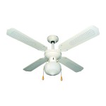 VENTIL.A SOFF.+LAMPADARIO 50W DIA.105CM BIA LAMPADINA NON INCLUSA