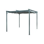 PERGOLA 3X3MT.ACCIAIO 300GSM POLYEST.GRIGIO