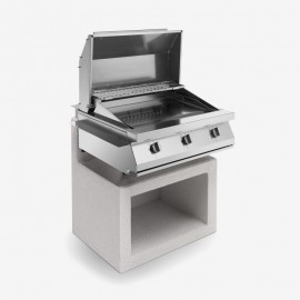 BARBECUE GIOIA A GAS (INSERTO)   70X70X40 CM   35 KG