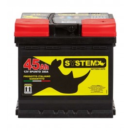 BATTERIA AUTO SYSTEM PLUS 45AH 380A (EN)