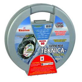 CATENE DA NEVE TEKNICA SEZIONE A D MM9 OMOLOGATA MIS. 90   **FP**