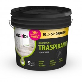 IDROPITTURA TRASPIRANTE 10+5 LT OMAGGIO