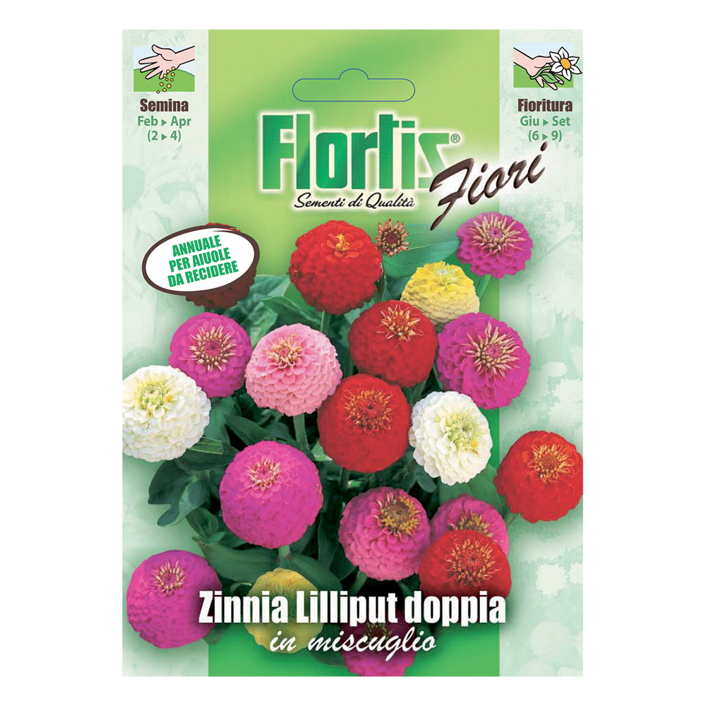 ZINNIA LILLIPUT DOPPIA MIX