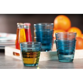 S/6 BICCHIERI AIKU ASSORTITI 4 COLORI CL22