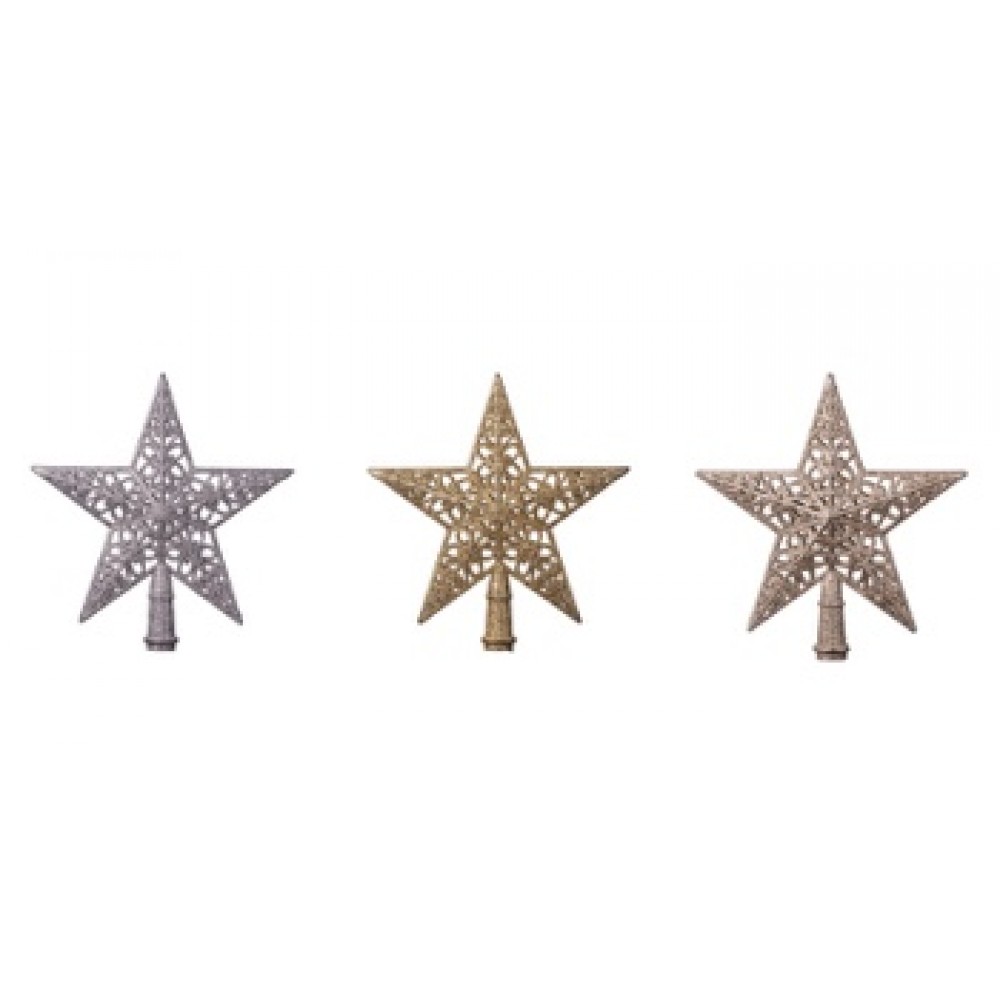 PUNTALE ALBERO NAT ASS3COL CM20X21 PUNTALE ALBERO NAT ASS3COL CM20X21