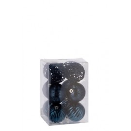 S/12 PALLINE NAT BLU A3MOD DIAM8